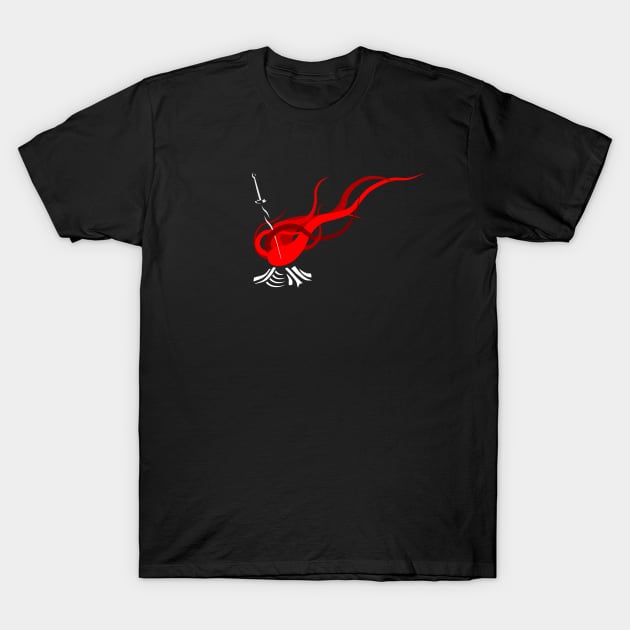 Red Bonfire T-Shirt by KRS